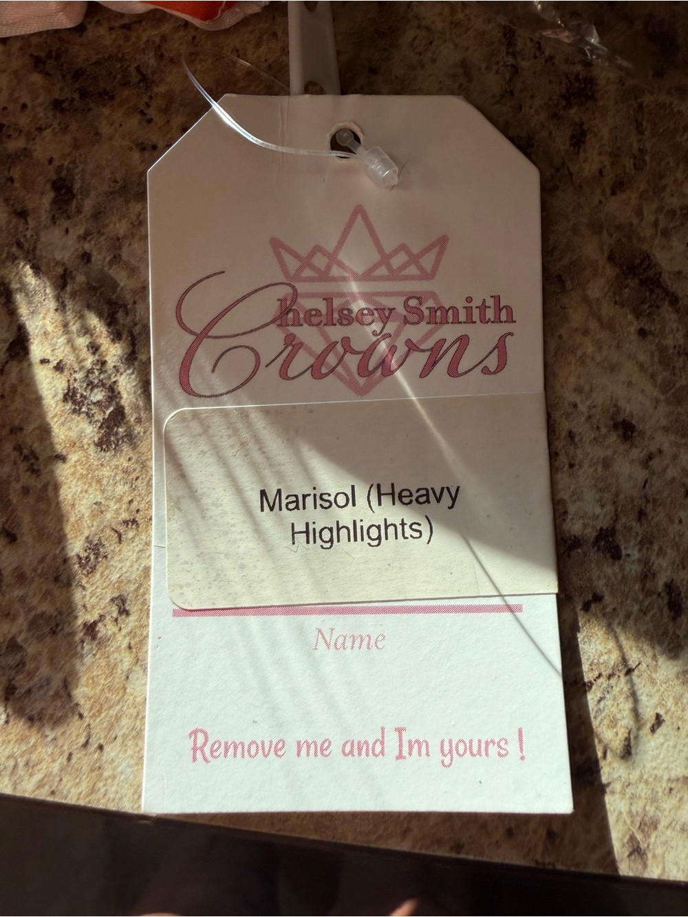 Short Wavy Lace Front Wig in Ash Brown with Hightlights - Natural Texture - Picture 6 of 6
